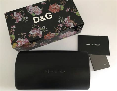 caixa de oculos dolce gabbana